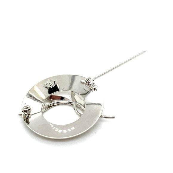 VTG Estate Art Sterling Silver Pin Brooch & Pierced Earrings Set! 120 - Picture 8 of 8